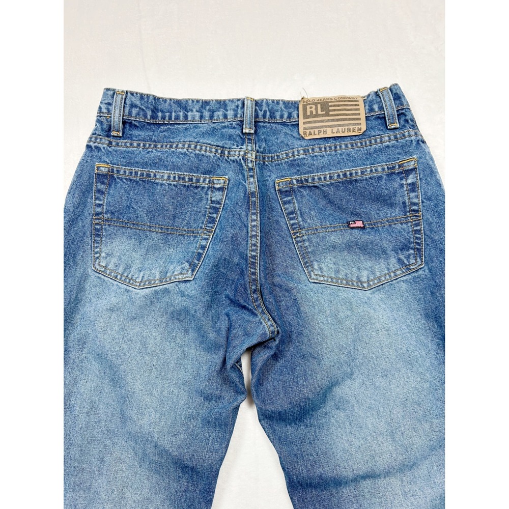 Ralph Lauren Low Rise Flare Jeans 9/10x32 100% Cotton 90s Y2K Retro